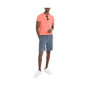 Nautica Men's Performance Deck Pocket T-Shirt, Dreamy Coral, Large for $20