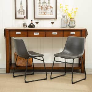 Roundhill Furniture Lotusville Dining Chairs 2-Pack for $90 Roundhill Furniture Lotusville Dining Chairs 2-Pack for $90