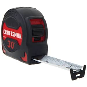 CRAFTSMAN Tape Measure, Easy Grip, 30-Foot (CMHT37470S) for $18