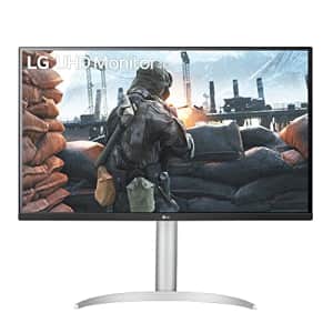 LG 32UP550-W 32 Inch UHD (3840 x 2160) VA Display with AMD FreeSync, DCI-P3 90% Color Gamut with for $397