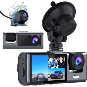 Galphi 3-Channel Dash Cam for $80
