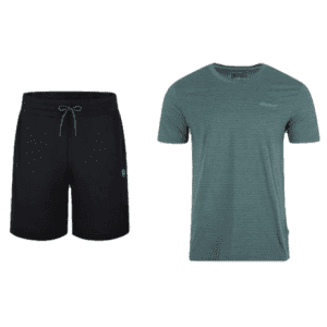 Eddie Bauer Men's Short Sleeve T-Shirt w/ allbirds Men's The R&R Sweat Short for $21