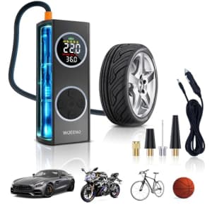 Woeeno Portable Tire Inflator for $32 Woeeno Portable Tire Inflator for $32