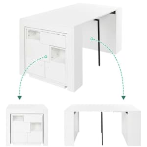 Sumyeg Quenny Extendable Multipurpose Dining Table / Side Table for $612 Sumyeg Quenny Extendable Multipurpose Dining Table / Side Table for $612