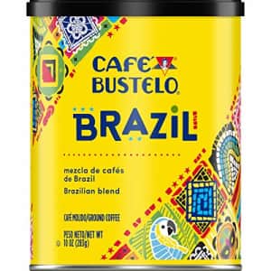 Cafe Bustelo Caf Bustelo Brazil Dark Roast Ground Coffee, 10 Ounces (Pack of 8) for $76