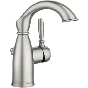 Moen Sarona One-Handle Rustic Farmhouse Bathroom Sink Faucet for $76 Moen Sarona One-Handle Rustic Farmhouse Bathroom Sink Faucet for $76