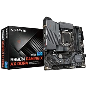 Gigabyte B660M Gaming X AX Intel B660M LGA 1700 Micro ATX DDR4-SDRAM Motherboard for $178