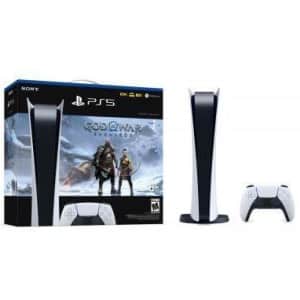 Sony PlayStation 5 Digital Edition God of War Ragnarok Bundle for $459