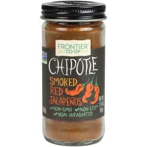 Frontier Co-Op Ground Chipotle 2.15-oz. Bottle for $3.30 via Sub & Save Frontier Co-Op Ground Chipotle 2.15-oz. Bottle for $3.30 via Sub & Save