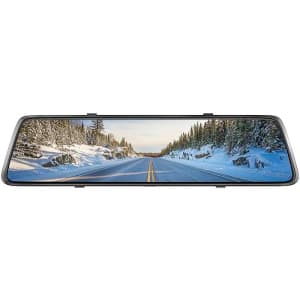 Vantop 12" 2.5K Front and Rear Mirror Dash Cam for $90 in cart