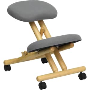 Flash Furniture Mobile Wooden Ergonomic Kneeling Office Chair for $104