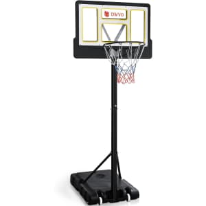 10-Foot Portable Basketball Hoop for $107 10-Foot Portable Basketball Hoop for $107