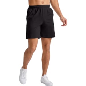 Hanes Men's Pull-On Jersey Shorts for $8