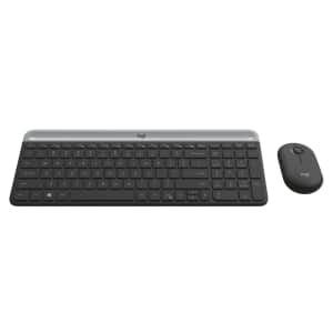 Logitech Slim Wireless Keyboard and Mouse Combo for $30