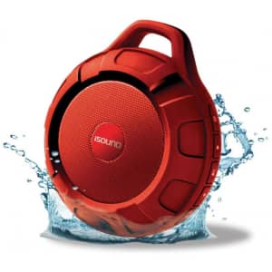 i.Sound Duratunes Water-Resistant Bluetooth Speaker for $17