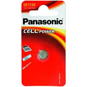 Panasonic Silver Oxide 'Watch Batteries' SR1130EL x 1 for $3