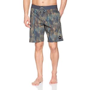 O'NEILL Men's 19 Inch Outseam Cruzer Stretch Swim Boardshort, Richter Dark Navy/Printed, 28 for $60