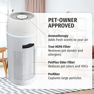 HoMedics TotalClean PetPlus 5-in-1 Tower Air Purifier, 360-Degree True HEPA Filtration for for $170