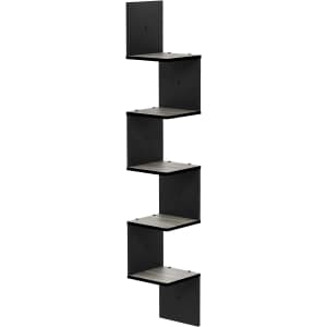 Furinno Rossi 5-Tier Square Wall-Mount Floating Corner Shelf for $18