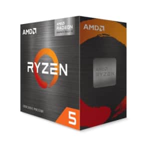 AMD Ryzen 5 5600G 6-Core 12-Thread Unlocked Desktop Processor with Radeon Graphics for $108