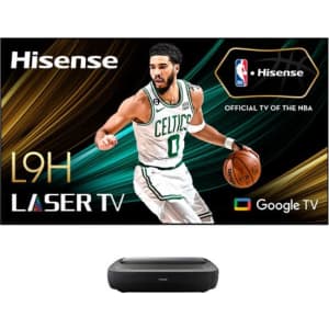 Hisense L9H TriChroma 4K HDR UHD Smart UST Projector w/ 120" ALR Screen for $4,000