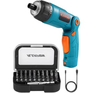Aleapow 4V Electric Screwdriver for $19