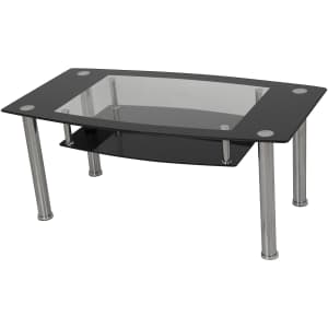 AVF Glass & Chrome Coffee Table for $94 AVF Glass & Chrome Coffee Table for $94