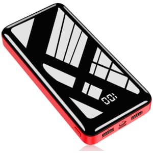 Bextoo 30,000mAh Portable Power Bank for $22
