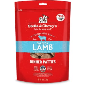 Stella & Chewy's 25-oz. Dandy Lamb Freeze Dried Raw Dinner Patties for $40 via Sub & Save