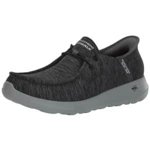 Skechers Men's Go Walk Max Free Hands Slip-ins Sneaker, Charcoal/Black, 10.5 for $65