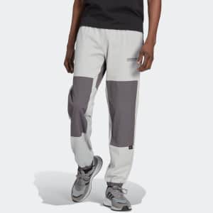 adidas Men's Adventure Winter Fabric Mix Track Pants for $38