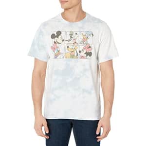 Disney Characters Mickey and Friends Grid Young Men's Short Sleeve Tee Shirt, White/Blue, XX-Large for $28 Disney Characters Mickey and Friends Grid Young Men's Short Sleeve Tee Shirt, White/Blue, XX-Large for $28