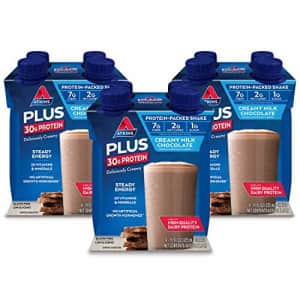 Atkins PLUS Protein-Packed Shake. Creamy Milk Chocolate with 30 Grams of Protein. Keto-Friendly and for $19
