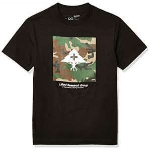 LRG Men's Crew Neck Short Sleeve T-Shirt, Black, S for $22 LRG Men's Crew Neck Short Sleeve T-Shirt, Black, S for $22