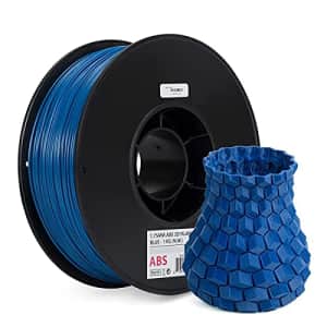 Inland 1.75mm Blue ABS 3D Printer Filament, Dimensional Accuracy +/- 0.03 mm - 1kg Spool (2.2 lbs) for $11
