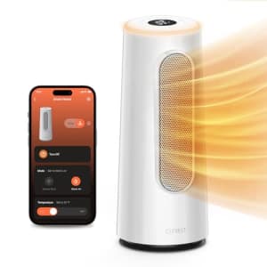 CLEVAST Smart Ceramic Space Heater w/ App & Voice Control for $30