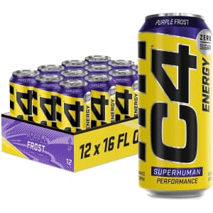 Cellucor C4 16-fl. oz. Zero Sugar Energy Drink 12-Pack for $20 via Sub & Save