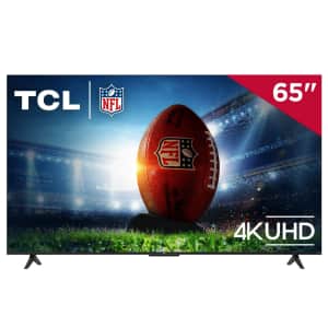 TCL 65" Class 4-Series 4K UHD HDR Smart Roku TV for $228
