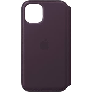 Apple Leather Folio for iPhone 11 Pro for $28