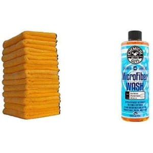 Chemical Guys Microfiber Wash Concentrate w/ Microfiber Towel 12-Pack for $36