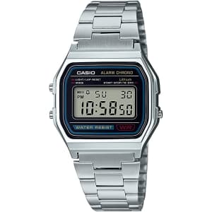 Casio Men's Stainless Steel Digital Watch for $25