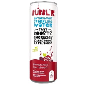 Bubbl'r Antioxidant Sparkling Water 12-oz. Can 12-Pack for $15 Bubbl'r Antioxidant Sparkling Water 12-oz. Can 12-Pack for $15