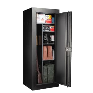 Fortress 24-Gun Modular Gun Cabinet w/ LED Light for $148