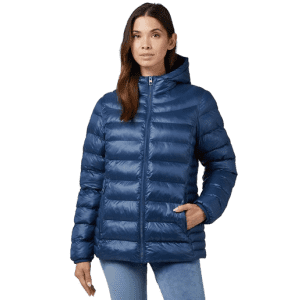 32 Degrees Women's Poly-Fill Hooded Jacket for $15
