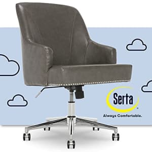 Serta Leighton Home Office Chair with Memory Foam, Height-Adjustable Desk Accent Chair with for $229 Serta Leighton Home Office Chair with Memory Foam, Height-Adjustable Desk Accent Chair with for $229