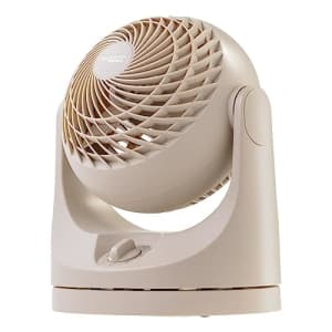 IRIS USA WOOZOO Fan, Small Oscillating Desk Fan, Table Air Circulator, 3 Speeds, 46ft Max Air for $40