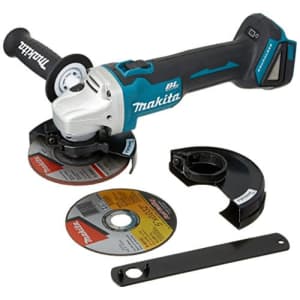 Makita XAG09Z 18V LXT Lithium-Ion Brushless Cordless 4-1/2"/5" Cut-Off/Angle Grinder for $220