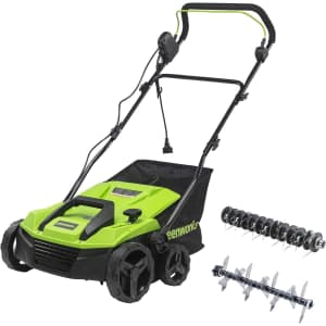 Greenworks 13 Amp 14-Inch Corded Dethatcher / Scarifier for $106