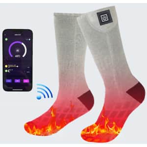 Adults' Heated Electric Socks for $9