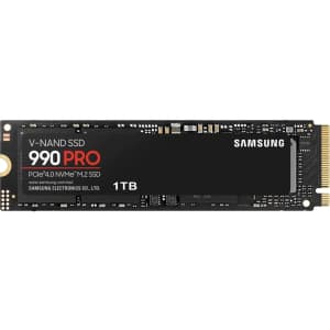 Samsung 990 Pro 1TB Internal SSD for $104